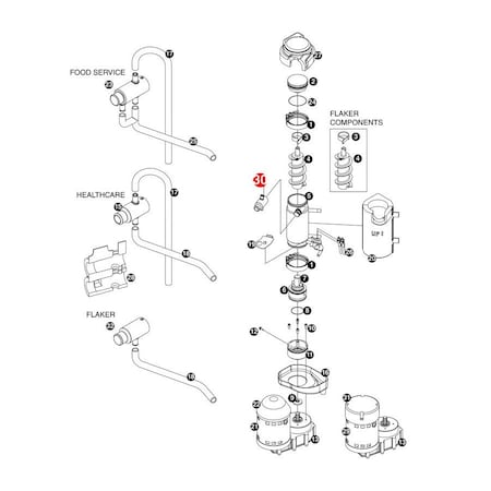 Follett Screw, Pan Head, Philips  10-32 00956250
